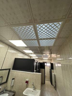 Asma Tavan Dekoratif Pvc Panel Sakarya Bakır 60x60 20 Adet - 2