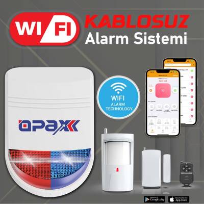 Bgr-12 Wıfı Kablosuz Siren Alarm Sistemi Mobil Uygulamalı (1 Yıl Ahm Ücretsiz) - 1