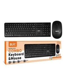 Blic BKB2 Siyah Türkçe Q Ev Ofis Kullanıma Uygun Kablosuz Klavye Mouse Set - 1