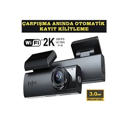 Blic Blm-65 2k 3mp Wifi Araç İçi Akıllı Kamera G-sensör Dvr+wi-fi 1920/1080p - 1