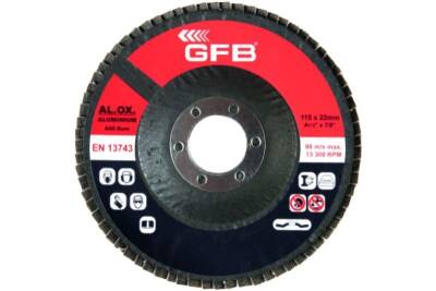 Gfb Alüminyum Flap Disk Zımpara 115x100 Kum - 1