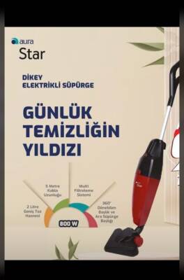 İhlas Aura AU3401 Star 800 W Dikey Elektrikli Süpürge - 2