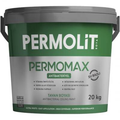 Permolit Permomax Antibakteriyel Küf ve Nem Önleyici Tavan Boyası 10 Kg - 1