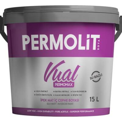 Permolit Permomax Vual İpek Mat İç Cephe Boyası 12 Lt - 1