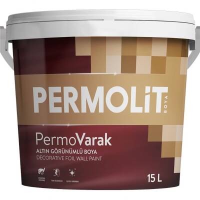 Permolit PermoVarak Altın Görünümlü Boya 15 Lt - 1