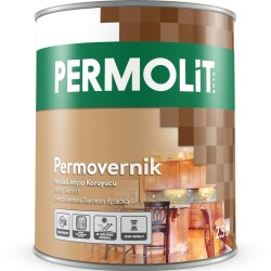 Permolit Permovernik Ahşap Verniği Ahşap Koruyucu Açık Meşe 2,5 Lt - 1