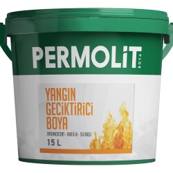 Permolit Su Bazlı Yangın Geciktirici Boya 15 LT - 1