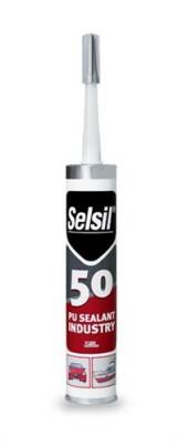 Selsil Oto İnşaat Pu Mastik Güçlü Silikon Yapıştırıcı Beyaz 280ml - 1