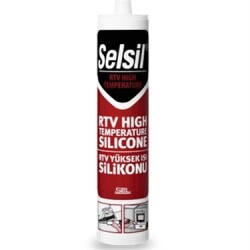 Selsil RTV Yüksek Isı Silikonu 310 Ml - 1