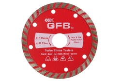 Turbo Elmas Mermer Granit Kesici Disk 180 Mm - 1