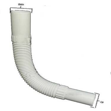 Visam Deniz Klozet Dirseği Spiral Boru - 1